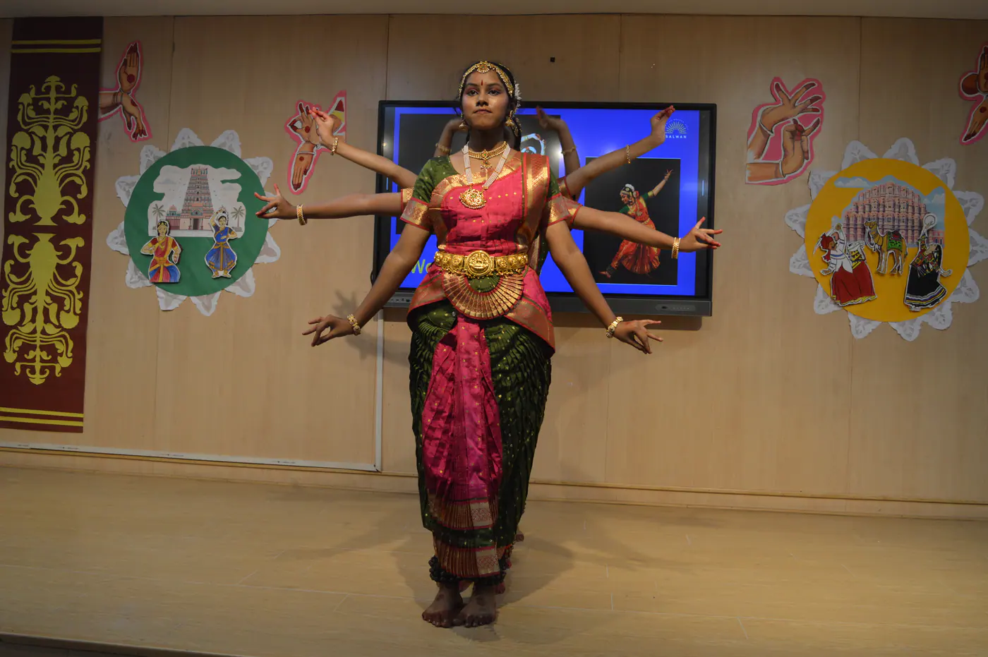 A classical dance performance at Salwan