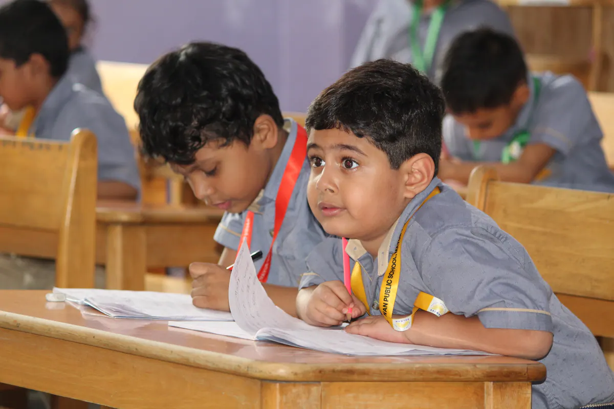 An activity-based Primary Wing classroom at Salwan Public School