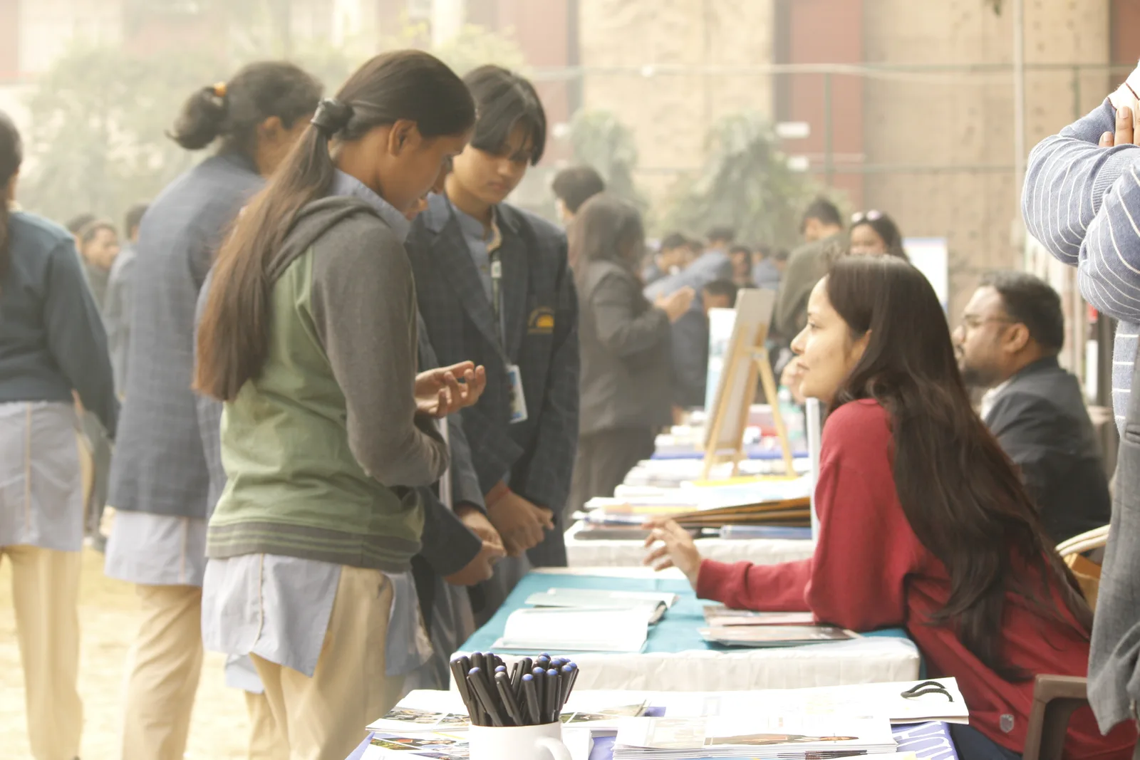 One-to-one career guidance conversation